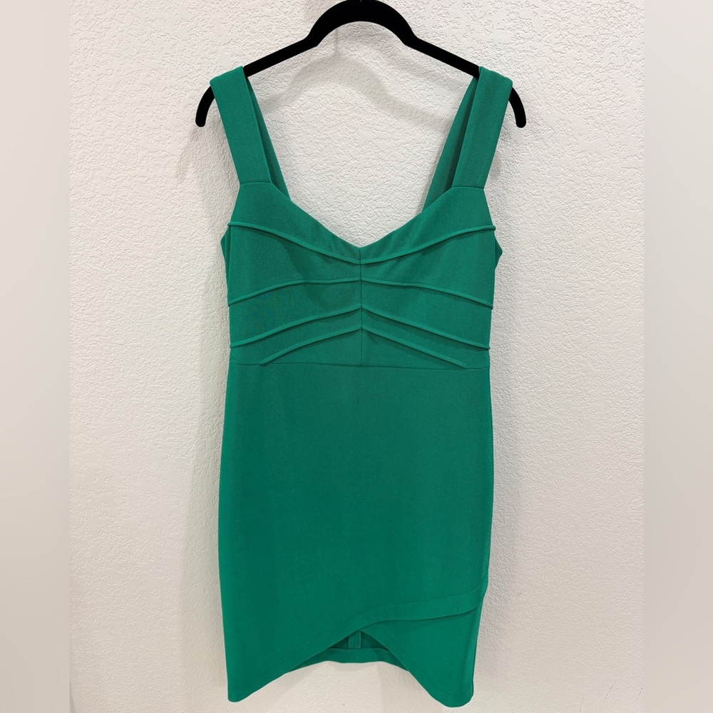 Guess Emerald Green Bandage Bodycon Dress NWOT